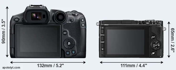 Comparison R7 or V3 rear