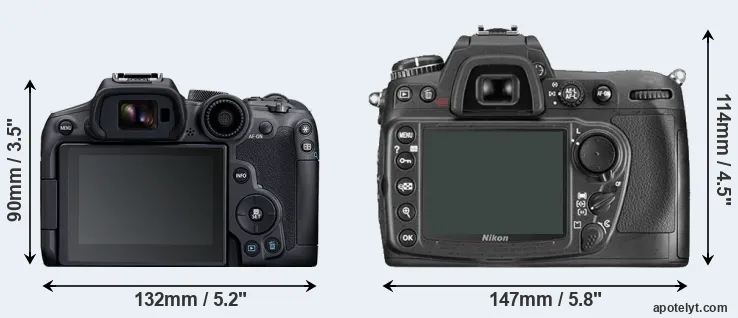 Comparison R7 or D300 rear