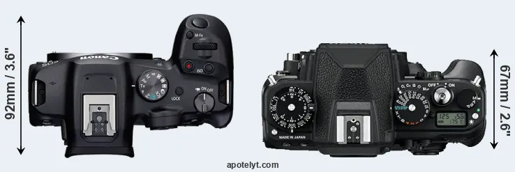 Compare R7 versus Df top