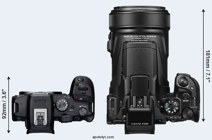 Compare R7 versus P1100 top