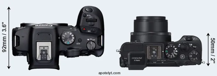 Compare R7 versus P7800 top
