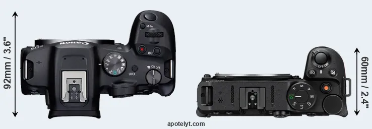 Compare R7 versus Z30 top