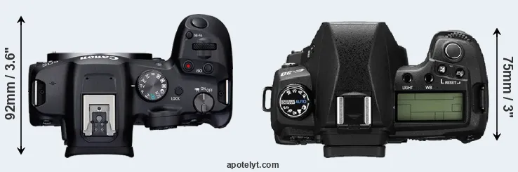 Compare R7 versus E-30 top