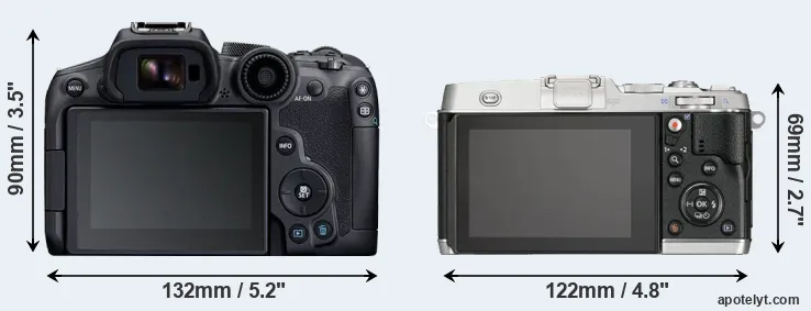 Comparison R7 or E-P5 rear