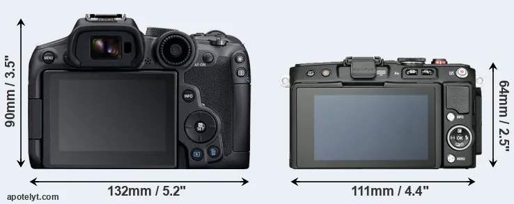 Comparison R7 or E-PL6 rear