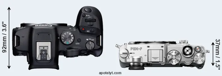 Compare R7 versus PEN-F top