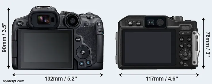 Comparison R7 or FT7 rear