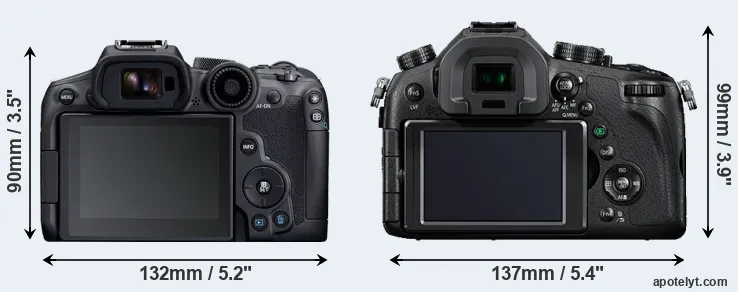 Comparison R7 or FZ1000 rear