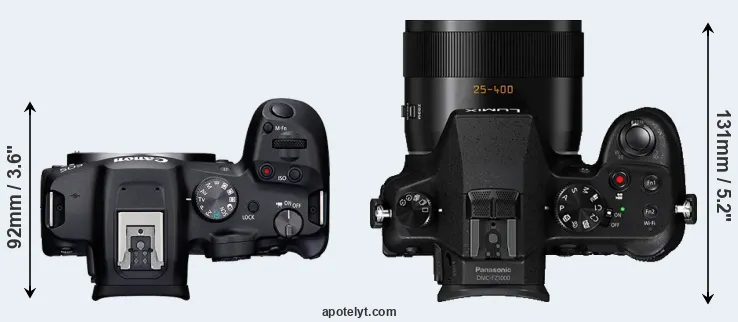 Compare R7 versus FZ1000 top
