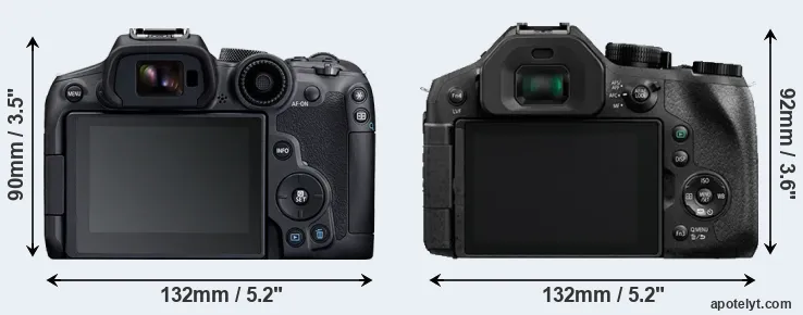 Comparison R7 or FZ300 rear