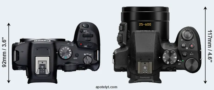 Compare R7 versus FZ300 top