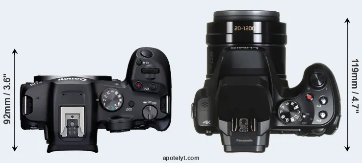 Compare R7 versus FZ82 top