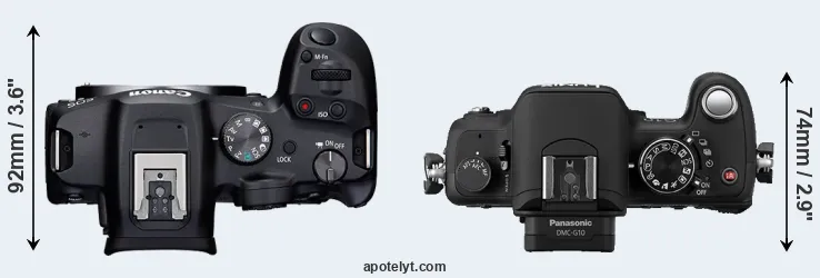 Compare R7 versus G10 top