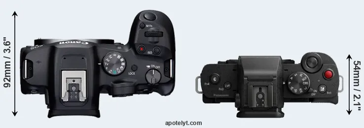 Compare R7 versus G100 top