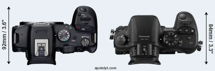 Compare R7 versus GH4 top