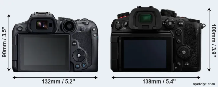 Comparison R7 or GH7 rear
