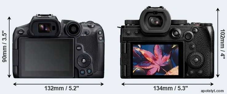 Comparison R7 or S5 II rear