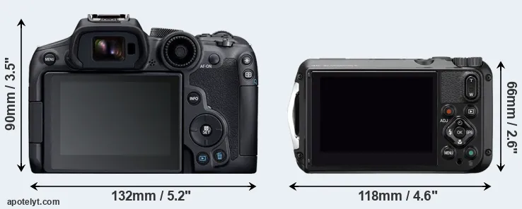 Comparison R7 or WG-6 rear