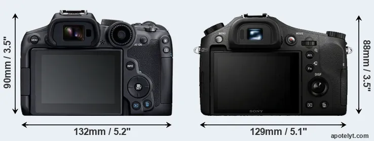Comparison R7 or RX10 rear