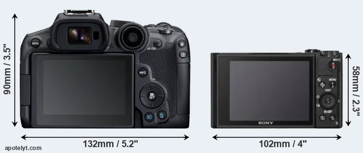 Comparison R7 or WX800 rear