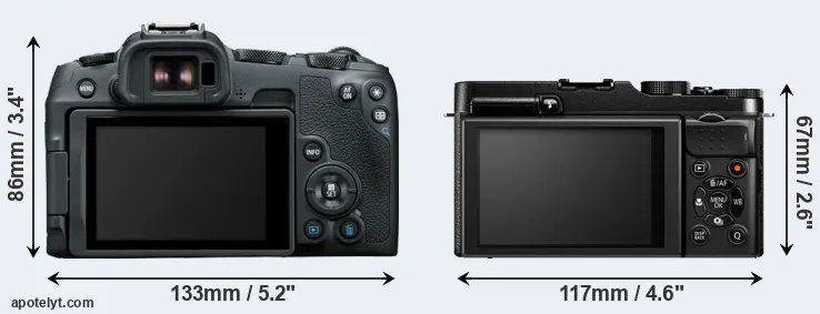 Comparison R8 or X-M1 rear