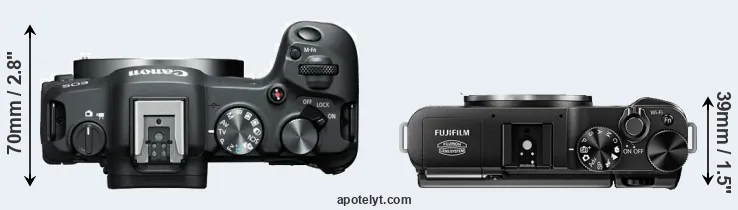 Compare R8 versus X-M1 top