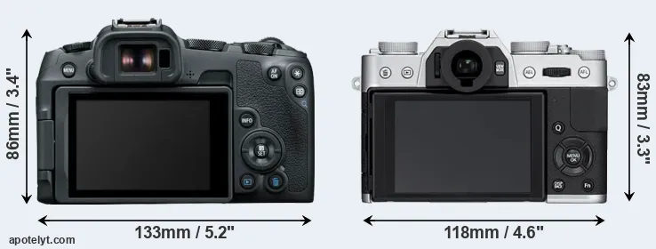 Comparison R8 or X-T10 rear