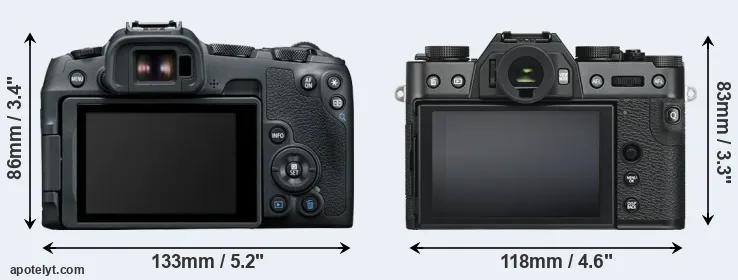 Comparison R8 or X-T30 rear