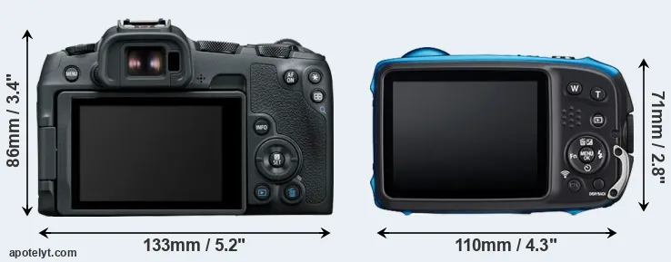 Comparison R8 or XP140 rear