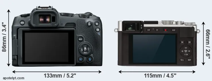 Comparison R8 or D-LUX 7 rear