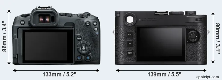Comparison R8 or M11 rear