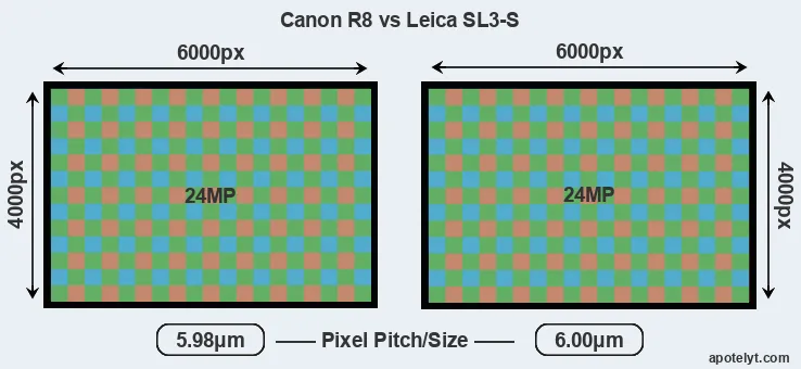 R8 versus Leica SL3-S MP
