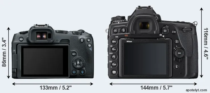Comparison R8 or D780 rear