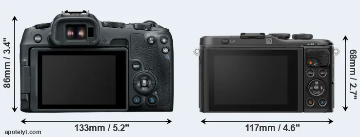 Comparison R8 or E-PL10 rear