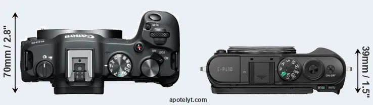 Compare R8 versus E-PL10 top