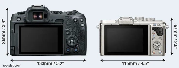 Comparison R8 or E-PL8 rear