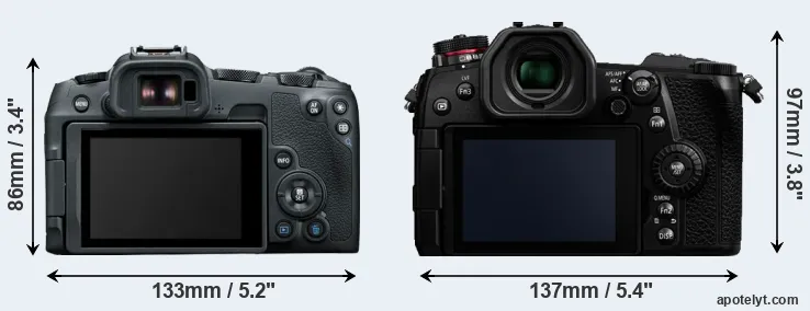 Comparison R8 or G9 rear