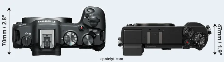 Compare R8 versus GX9 top