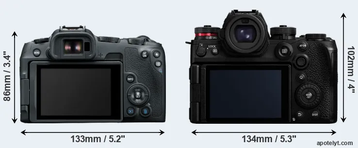Comparison R8 or S1 II rear