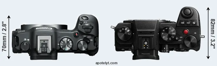 Compare R8 versus S5 top