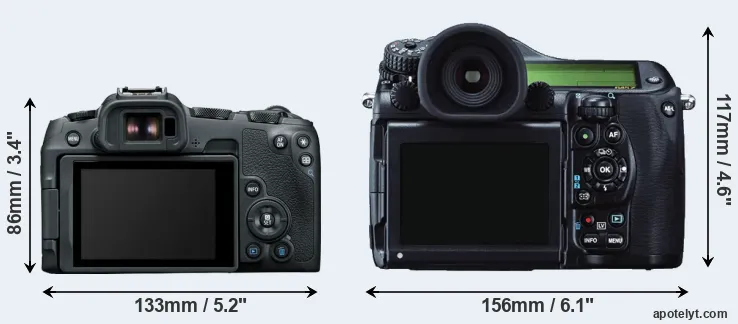 Comparison R8 or 645Z rear