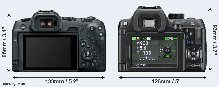 Comparison R8 or K-70 rear