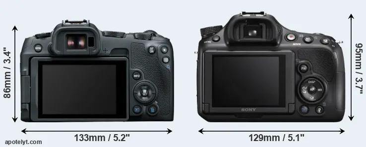 Comparison R8 or A58 rear
