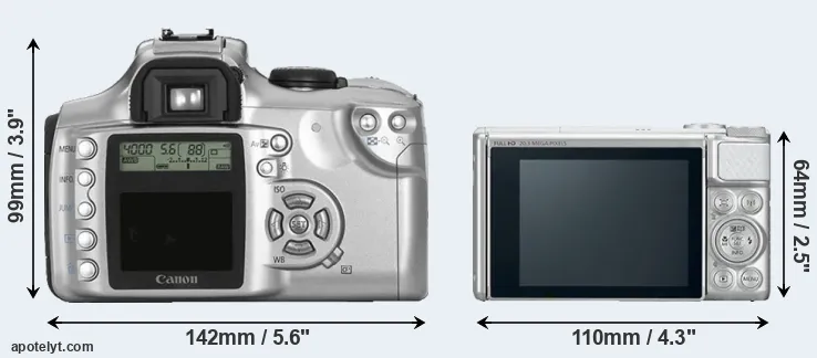 Comparison Rebel or SX730 rear