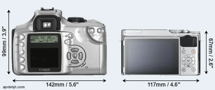 Comparison Rebel or X-A10 rear