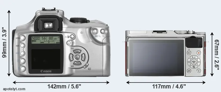 Comparison Rebel or X-A3 rear