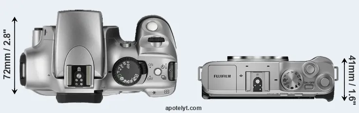 Compare Rebel versus X-A7 top