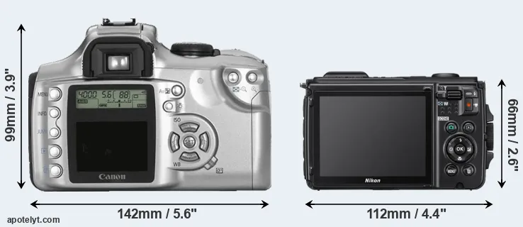 Comparison Rebel or W300 rear