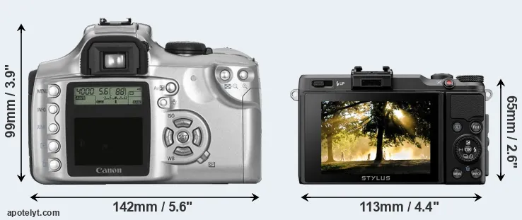 Comparison Rebel or XZ-2 rear