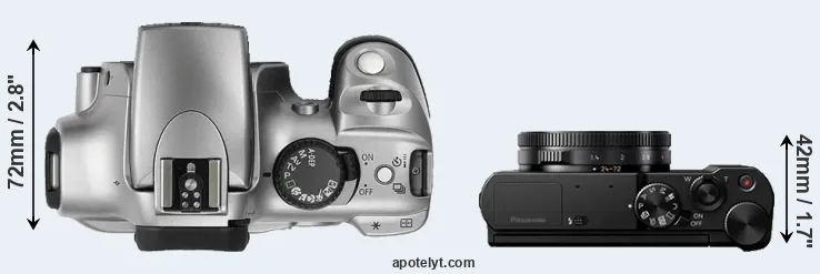 Compare Rebel versus LX10 top